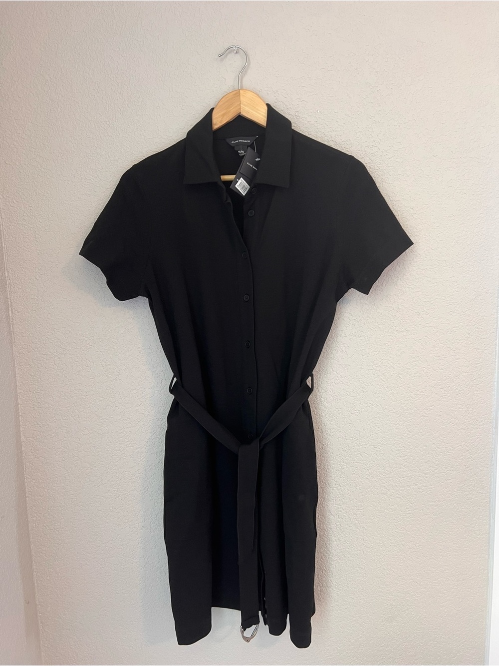 Club Monaco Black Ponte Knit Dress - Picture 2 of 7